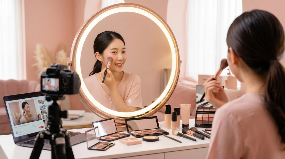 黄色仓库美妆视频教程